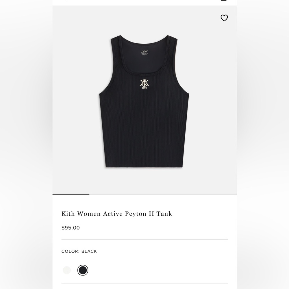 Kith Black Women's Tank Top